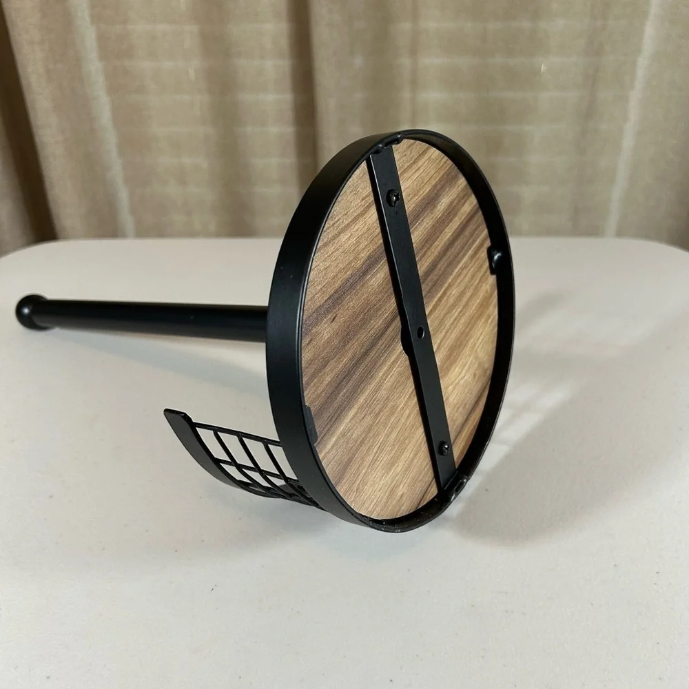 BLACK paper towel holder